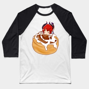 Cinnamon Roll Tiefling Baseball T-Shirt